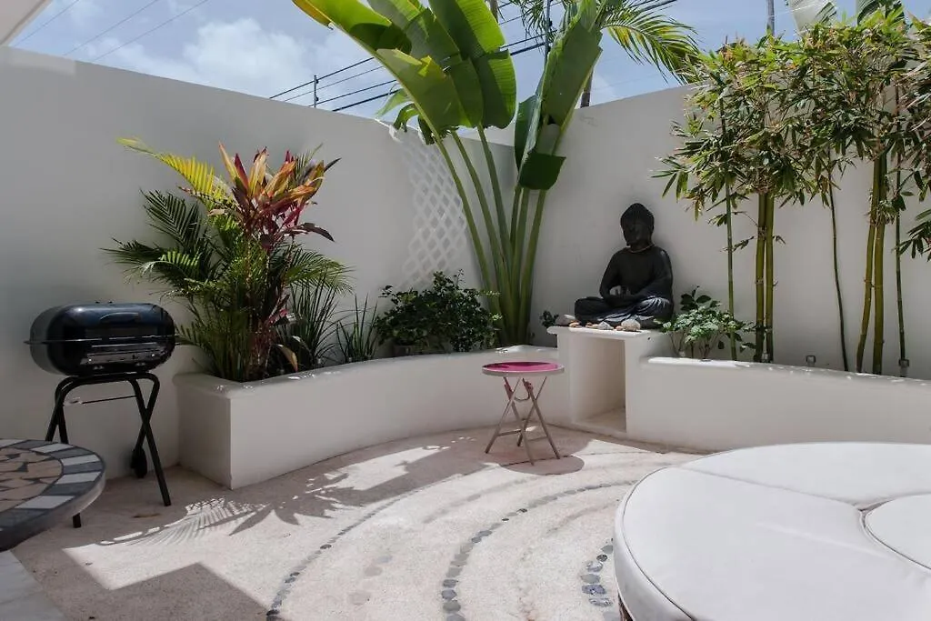 Luxury 1 Bedroom With Private Garden & Pool - Zen Paradise Playa del Carmen Apartament